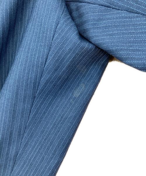 BURBERRY BLACK LABEL（バーバリーブラックレーベル）BURBERRY BLACK LABEL (バーバリーブラックレーベル) ストライプセットアップ グレー サイズ:40Lの古着・服飾アイテム