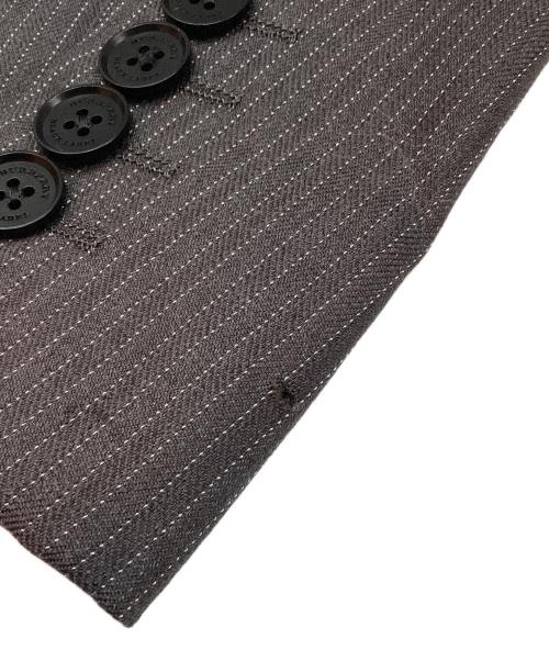 BURBERRY BLACK LABEL（バーバリーブラックレーベル）BURBERRY BLACK LABEL (バーバリーブラックレーベル) ストライプセットアップ グレー サイズ:40Lの古着・服飾アイテム