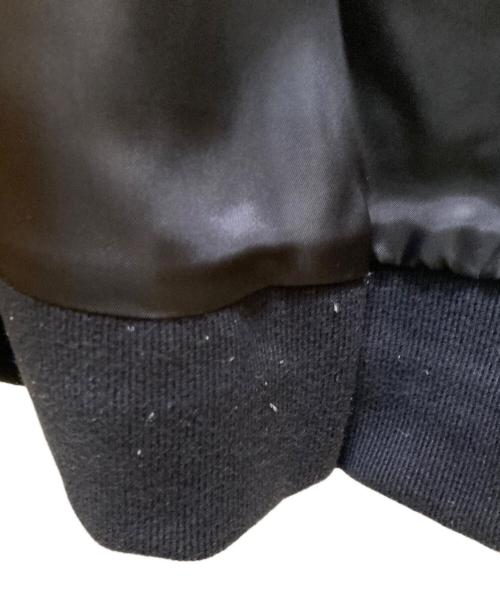 Y'2 leather（ワイツーレザー）Y'2 LEATHER (ワイツーレザー) フーデッドカウレザージャケット ブラック サイズ:４２の古着・服飾アイテム