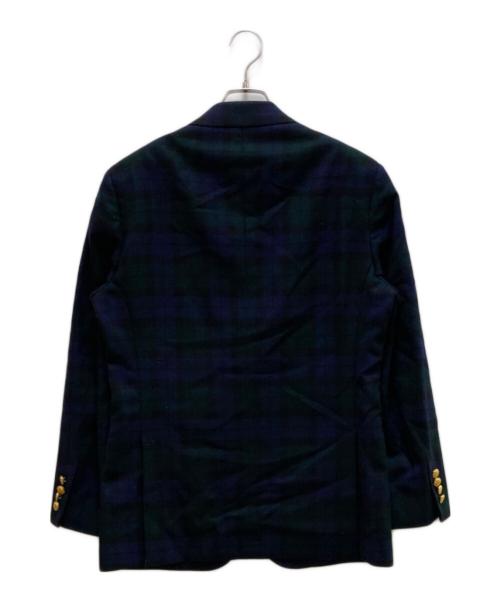 BROOKS BROTHERS（ブルックスブラザーズ）BROOKS BROTHERS (ブルックスブラザーズ) ブラックウォッチ2Bテーラードジャケット ブラック×グリーン サイズ:UK38の古着・服飾アイテム