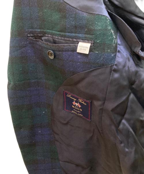 BROOKS BROTHERS（ブルックスブラザーズ）BROOKS BROTHERS (ブルックスブラザーズ) ブラックウォッチ2Bテーラードジャケット ブラック×グリーン サイズ:UK38の古着・服飾アイテム