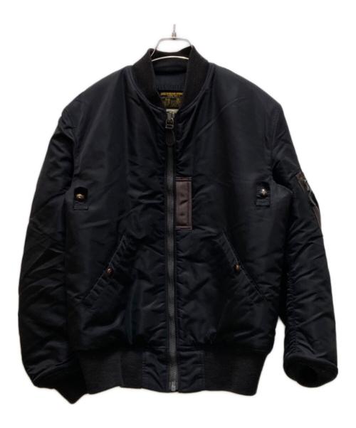 BUZZ RICKSON'S（バズリクソンズ）BUZZ RICKSON'S (バズリクソンズ) ウィリアムギブソンコレクション MA-1フライトジャケット ブラック サイズ: 38 LONGの古着・服飾アイテム