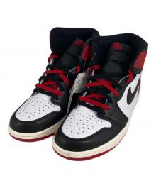 NIKE（ナイキ）の古着「エアジョーダン1 レトロ ハイ OG "ブラックトゥリイマジンド"」｜ホワイト×レッド