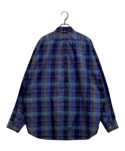 THE NORTH FACE（ザ ノース フェイス）THE NORTH FACE (ザ ノース フェイス) ロングスリーブマドラスシャツ ブルー サイズ:Mの古着・服飾アイテム