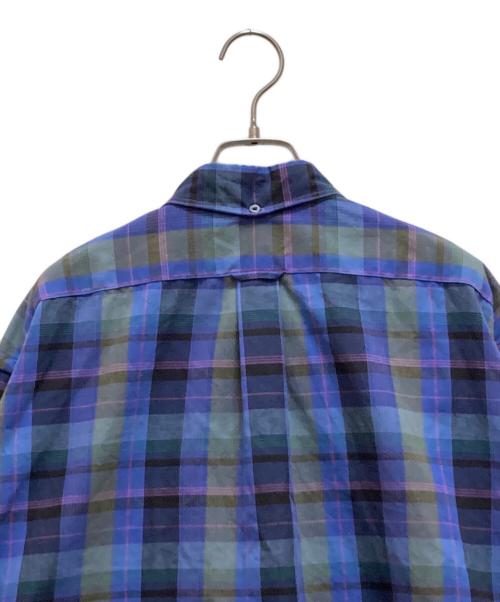 THE NORTH FACE（ザ ノース フェイス）THE NORTH FACE (ザ ノース フェイス) ロングスリーブマドラスシャツ ブルー サイズ:Mの古着・服飾アイテム