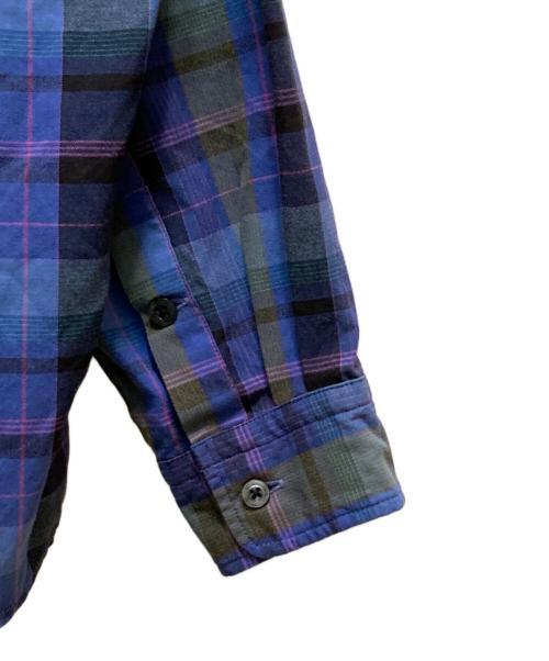 THE NORTH FACE（ザ ノース フェイス）THE NORTH FACE (ザ ノース フェイス) ロングスリーブマドラスシャツ ブルー サイズ:Mの古着・服飾アイテム