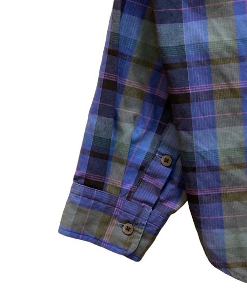 THE NORTH FACE（ザ ノース フェイス）THE NORTH FACE (ザ ノース フェイス) ロングスリーブマドラスシャツ ブルー サイズ:Mの古着・服飾アイテム