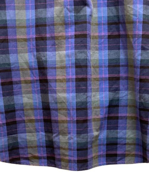 THE NORTH FACE（ザ ノース フェイス）THE NORTH FACE (ザ ノース フェイス) ロングスリーブマドラスシャツ ブルー サイズ:Mの古着・服飾アイテム