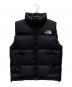 THE NORTH FACE（ザ ノース フェイス）の古着「ヌプシダウンベスト」｜ブラック