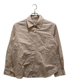 MARGARET HOWELL（マーガレットハウエル）の古着「ソフトコットン長袖シャツ」｜ベージュ