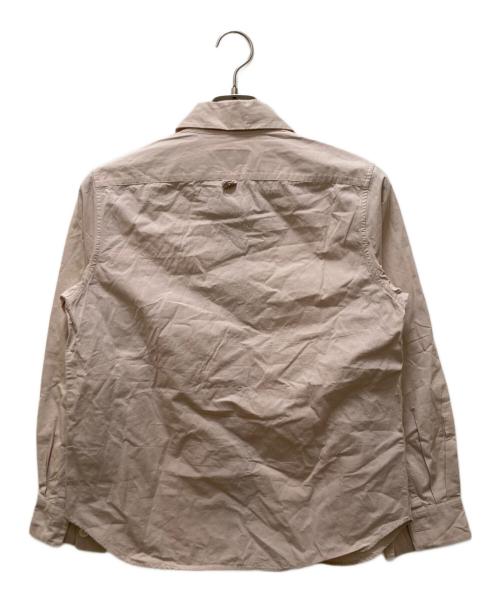 MARGARET HOWELL（マーガレットハウエル）MARGARET HOWELL (マーガレットハウエル) ソフトコットン長袖シャツ ベージュ サイズ:1の古着・服飾アイテム