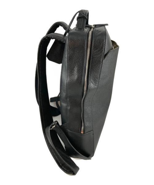 TAKEO KIKUCHI（タケオキクチ）TAKEO KIKUCHI (タケオキクチ) フルベジタブルレザー バックパック ブラックの古着・服飾アイテム