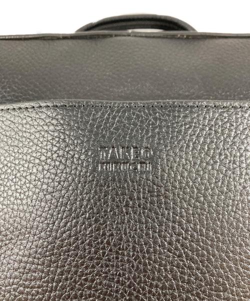 TAKEO KIKUCHI（タケオキクチ）TAKEO KIKUCHI (タケオキクチ) フルベジタブルレザー バックパック ブラックの古着・服飾アイテム