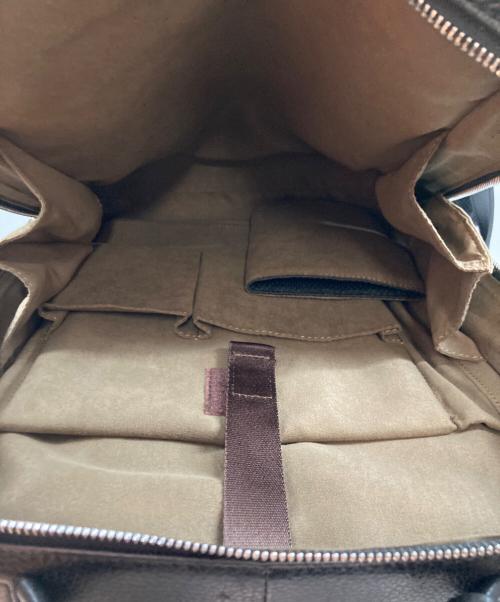 TAKEO KIKUCHI（タケオキクチ）TAKEO KIKUCHI (タケオキクチ) フルベジタブルレザー バックパック ブラックの古着・服飾アイテム