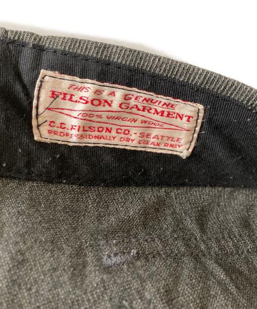FILSON GARMENT（フィルソン ガーメント）FILSON GARMENT (フィルソン ガーメント) ベイカーパンツ グレー サイズ:記載なしの古着・服飾アイテム