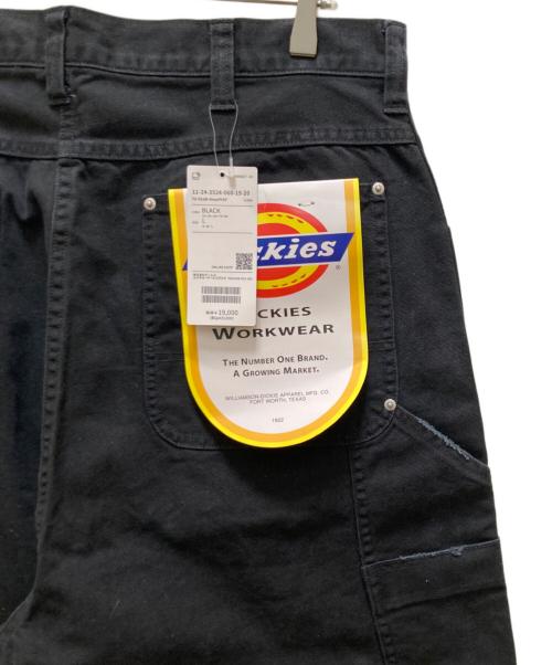 BEAMS（ビームス）BEAMS (ビームス) Dickies (ディッキーズ) FUTURE ARCHIVE (フューチャー アーカイブ) ダブルニーパンツ ブラック サイズ:L 未使用品の古着・服飾アイテム