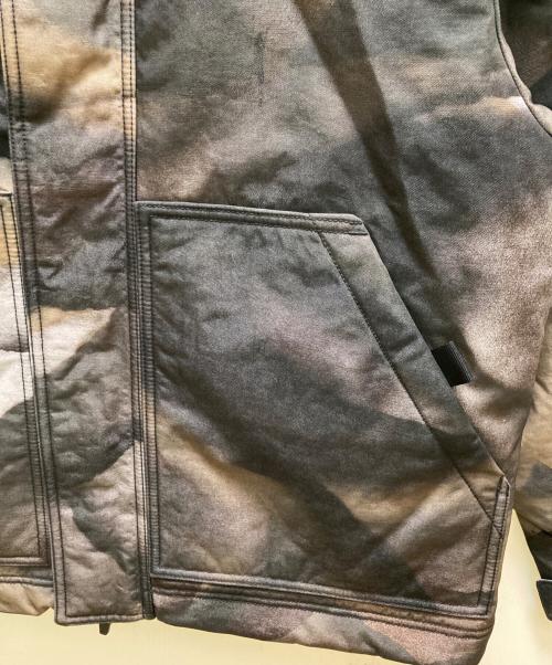 NIKE（ナイキ）NIKE (ナイキ) stussy (ステューシー) プリマロフト ユーティリティ ジャケット グレー×ブラック サイズ:Sの古着・服飾アイテム