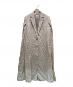 ebureエブール）の古着「1Bロングコート」｜ベージュ