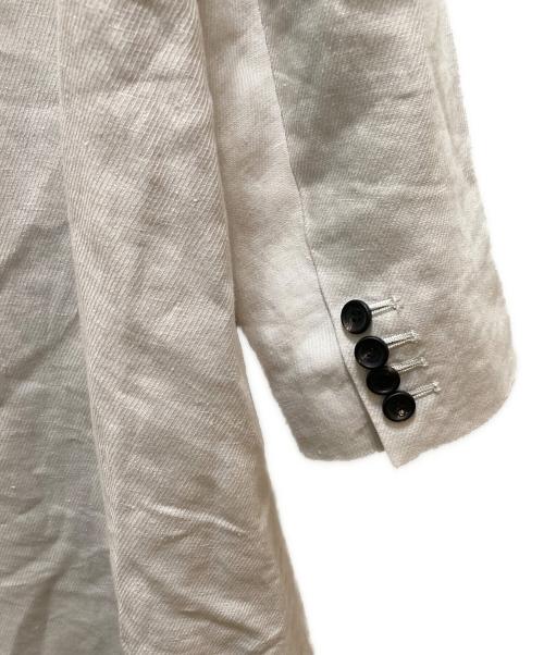 ebure（エブール）EBURE (エブール) 1Bロングコート ベージュ サイズ:38の古着・服飾アイテム