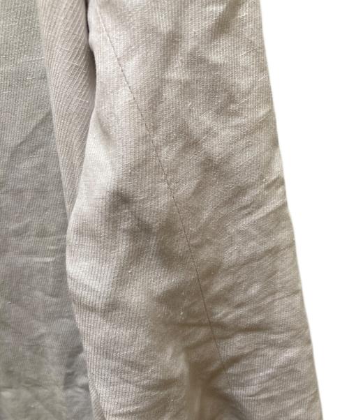 ebure（エブール）EBURE (エブール) 1Bロングコート ベージュ サイズ:38の古着・服飾アイテム