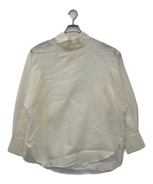 STUNNING LURE（スタニングルアー）STUNNING LURE (スタニングルアー) クリアスタンドネックシャツ ホワイト サイズ:Mの古着・服飾アイテム