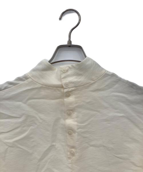 STUNNING LURE（スタニングルアー）STUNNING LURE (スタニングルアー) クリアスタンドネックシャツ ホワイト サイズ:Mの古着・服飾アイテム