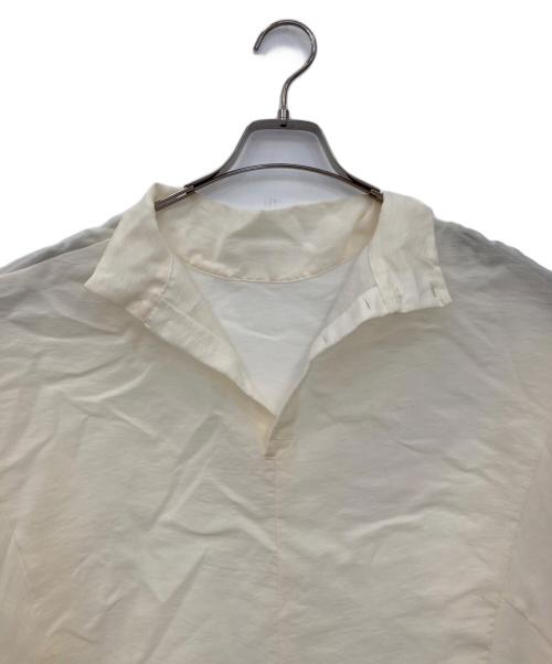 STUNNING LURE（スタニングルアー）STUNNING LURE (スタニングルアー) クリアスタンドネックシャツ ホワイト サイズ:Mの古着・服飾アイテム