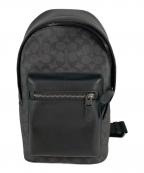 COACHコーチ）の古着「ウエストバッグ」｜ブラック