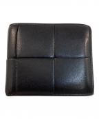 BOTTEGA VENETAボッテガベネタ）の古着「カセット 2つ折り財布」｜ブラック