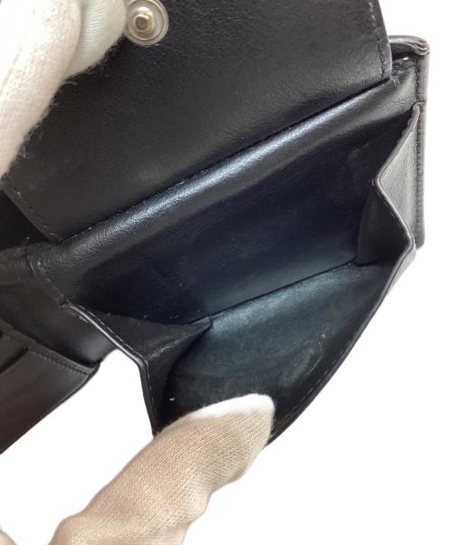 BOTTEGA VENETA（ボッテガベネタ）BOTTEGA VENETA (ボッテガベネタ) カセット 2つ折り財布 ブラックの古着・服飾アイテム