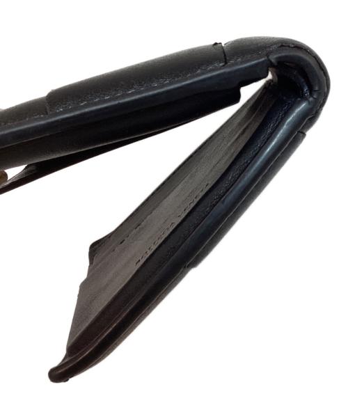 BOTTEGA VENETA（ボッテガベネタ）BOTTEGA VENETA (ボッテガベネタ) カセット 2つ折り財布 ブラックの古着・服飾アイテム