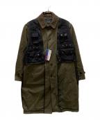 ZARA×ANDERSSON BELLザラ×アンダーソンベル）の古着「コラボディタッチャブルトレンチコート」｜カーキ×ブラック