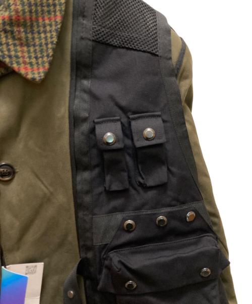 ZARA（ザラ）ZARA (ザラ) ANDERSSON BELL (アンダーソンベル) コラボディタッチャブルトレンチコート カーキ×ブラック サイズ:LーXL 未使用品の古着・服飾アイテム