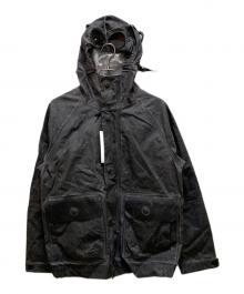 C.P COMPANY（シーピーカンパニー）の古着「TOOB TWO コーティング加工ゴーグルジャケット」｜グレー(RAVEN)