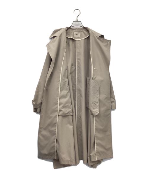 IENA（イエナ）IENA (イエナ) PE/ポプリンオーバートレンチコート グレー サイズ:38の古着・服飾アイテム