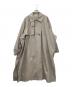 IENA（イエナ）の古着「PE/ポプリンオーバートレンチコート」｜グレー