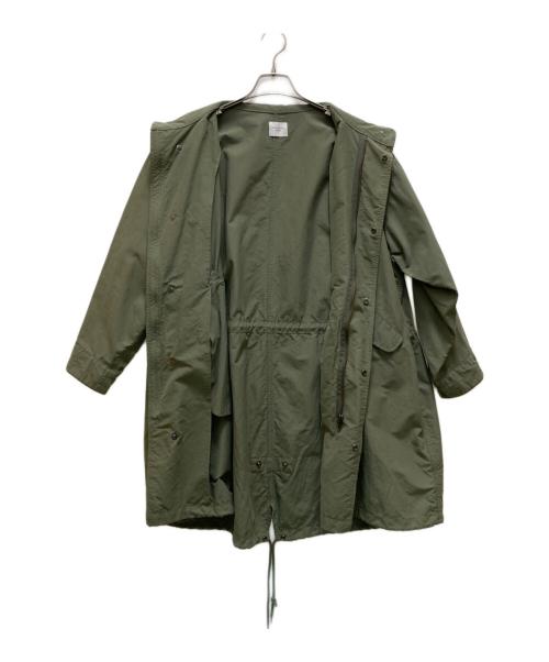URBAN RESEARCH DOORS（アーバンリサーチドアーズ）URBAN RESEARCH DOORS (アーバンリサーチドアーズ) スタンドカラーモッズコート グリーン サイズ:1の古着・服飾アイテム