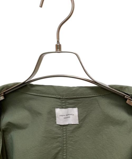 URBAN RESEARCH DOORS（アーバンリサーチドアーズ）URBAN RESEARCH DOORS (アーバンリサーチドアーズ) スタンドカラーモッズコート グリーン サイズ:1の古着・服飾アイテム