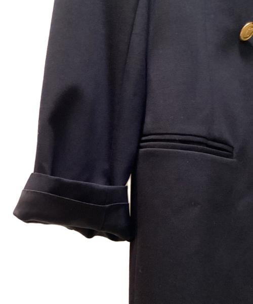 DAKS（ダックス）DAKS (ダックス) 金釦ダブルテーラードジャケット ブラック サイズ:11の古着・服飾アイテム