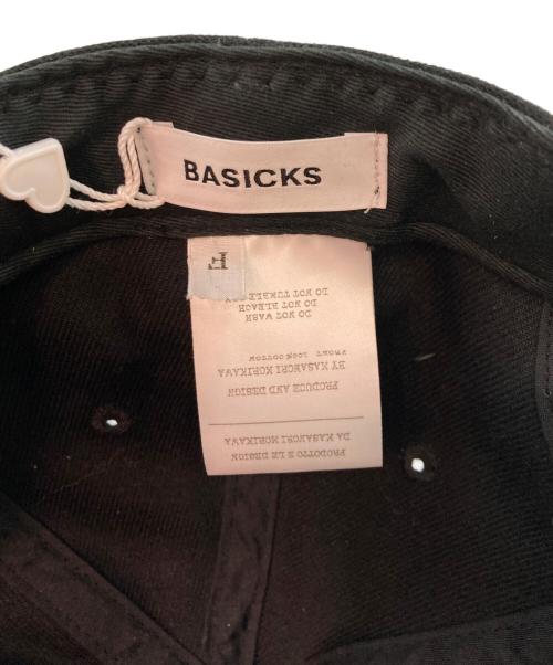 BASICKS（ベイシックス）BASICKS (ベイシックス) MAKE TOKYO GREAT AGAIN CAP ブラック サイズ:F 未使用品の古着・服飾アイテム