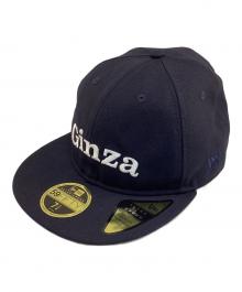 New Era×MIN-NANO×DOVER STREET MARKET（ニューエラ×ミンナノ×ドーバー ストリート マーケット）の古着「コラボ Ginza キャップ」｜ネイビー