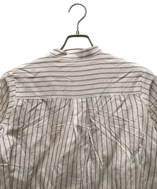 KUMIKYOKU（クミキョク）KUMIKYOKU (クミキョク) バンドカラーティアードブラウス ホワイト サイズ:3の古着・服飾アイテム