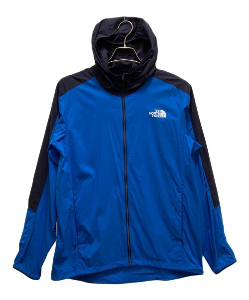 THE NORTH FACE（ザ ノース フェイス）THE NORTH FACE (ザ ノース フェイス) エニータイムウィンドフーディ ブルー×ネイビー サイズ:Mの古着・服飾アイテム