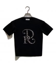 darich（ダーリッチ）の古着「ビジューDRニットトップス」｜ブラック