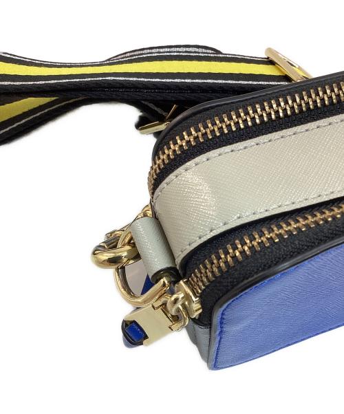 MARC JACOBS（マークジェイコブズ）MARC JACOBS (マークジェイコブズ) ザ スナップショット ショルダーバック ブルーの古着・服飾アイテム