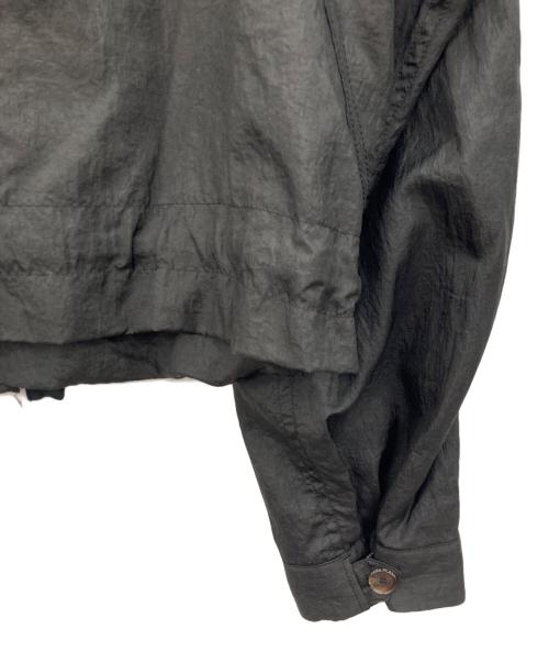 BED J.W. FORD（ベッドフォード）BED J.W. FORD (ベッドフォード) ショートナイロンフーデッドジャケット ブラックの古着・服飾アイテム