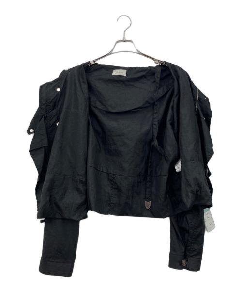 BED J.W. FORD（ベッドフォード）BED J.W. FORD (ベッドフォード) ショートナイロンフーデッドジャケット ブラックの古着・服飾アイテム