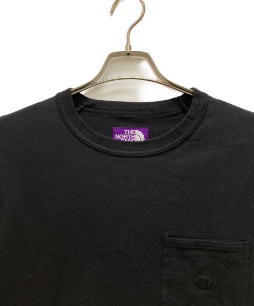THE NORTHFACE PURPLELABEL（ザ・ノースフェイス パープルレーベル）THE NORTHFACE PURPLELABEL (ザ・ノースフェイス パープルレーベル) 8oz フィールド ロングスリーブ ポケットTシャツ ブラック サイズ:L 未使用品の古着・服飾アイテム