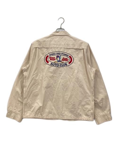 SUGAR CANE（シュガーケーン）SUGAR CANE (シュガーケーン) LOONEY TUNES (ルーニーチューンズ) コラボワークジャケット ベージュ サイズ:40の古着・服飾アイテム