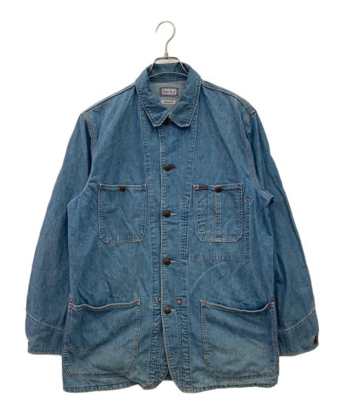 BLUE BLUE（ブルーブルー）BLUE BLUE (ブルーブルー) デニムカバーオール インディゴ サイズ:SIZE3の古着・服飾アイテム